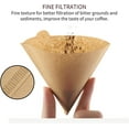thumbnail image 6 of TJS Coffee Filters 3-Pack, Size 02 Cone Filters, Disposable Natural Paper Filters 2-4 Cup, 2 Cone For Pour Over and Drip Coffee Maker (Unbleached, 600), 6 of 7