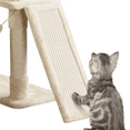 thumbnail image 7 of Yaheetech 62.6 Inch Multilevel Cat Tree with Hammock and 7 Scratching Posts, Beige, 7 of 7
