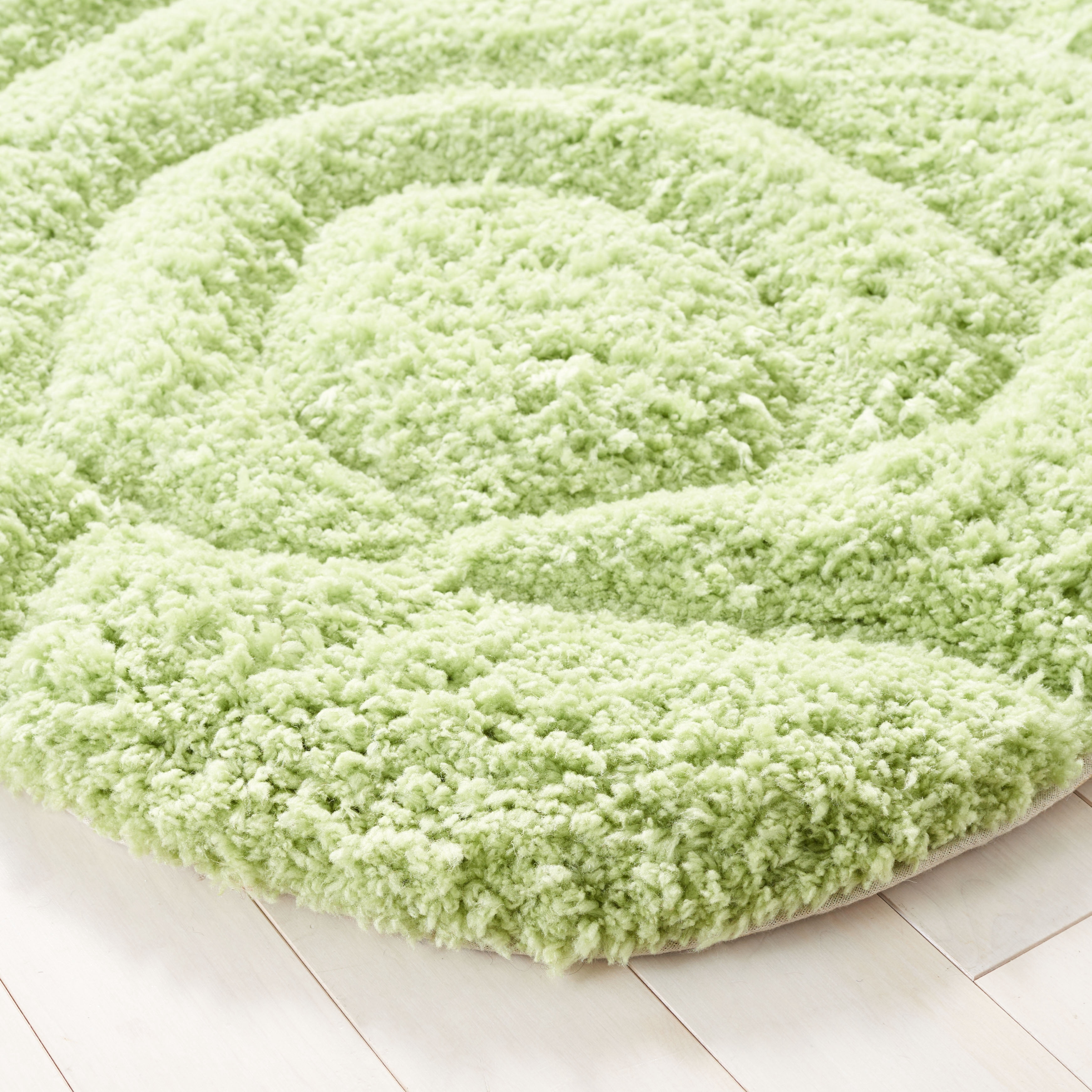 SAFAVIEH Novelty Messiah Floral Area Rug, Green, 5' x 5' Round