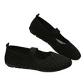 thumbnail image 2 of Summer Saving Clearance! Tuobarr Womens Dress Shoes Womens Solid Color Round-Toe Flats Shoes Lightweight Soft Sneakers Casual Shoe Black US Size 9, 2 of 5