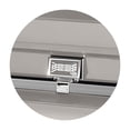thumbnail image 3 of Titan Casket, Atlas XL Series Steel Casket (28" Oversize) in Silver Finish with White Crepe Interior, 3 of 5