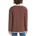 thumbnail image 2 of Jane Post womens  Diamond Quilted Reversible Jacket, m, Brown, 2 of 4