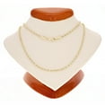thumbnail image 5 of 14k Yellow Gold Solid Diamond Cut Rope Chain Necklace 26" 2mm - 26", 5 of 6