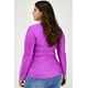 thumbnail image 3 of Blusa escote barco Roman Fashion 1852 Magenta Talla 42, 3 of 6