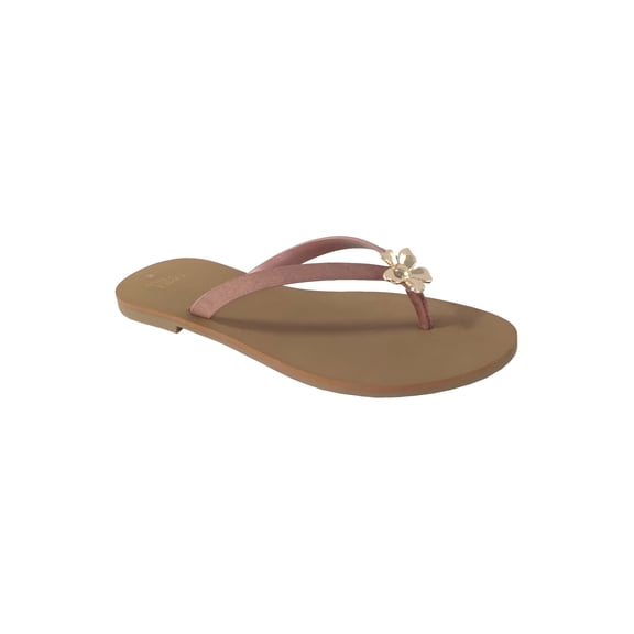 Time and Tru Women's Ornament Thong Sandals