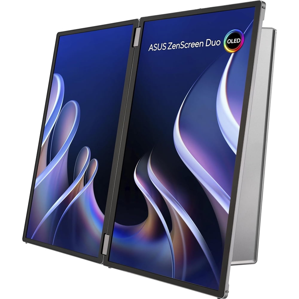 ASUS 14" ZenScreen Duo OLED 360 degree Foldable Portable Monitor - MQ149CD