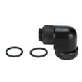 thumbnail image 2 of Water Cooling Elbow Connector, Strong Friction Easy To Install Water Cooled Adapter  For Computer Water Cooling, 2 of 8