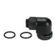 thumbnail image 1 of Accesorio de refrigeración por agua con rotación de 360 grados para computadora, conector de tubo rígido anticaídas refrigerado por agua (negro), 1 of 5