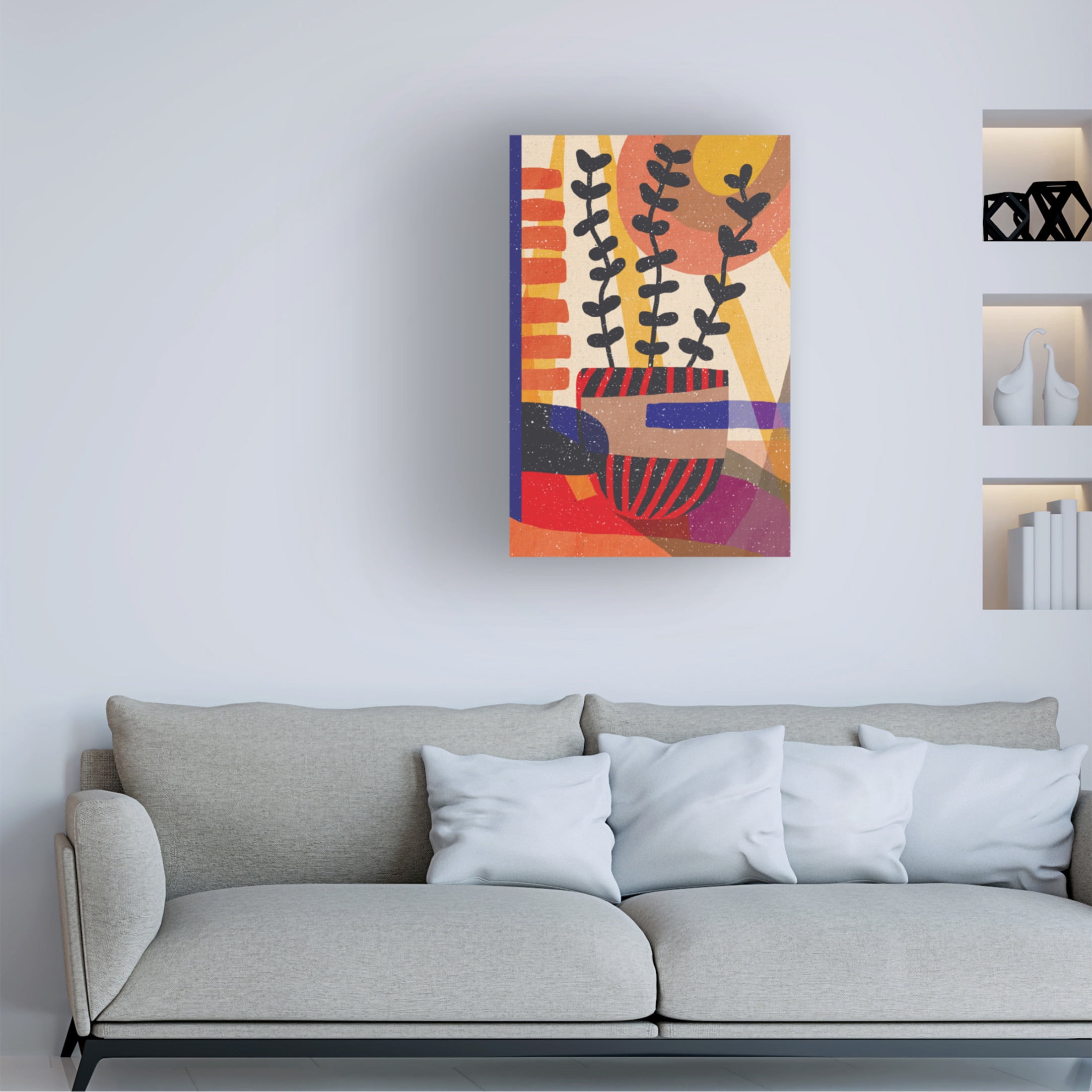 Trademark Fine Art Aylin Demir Plant in the Shadow Canvas Wall Art