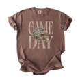 thumbnail image 3 of Game Day Camo Football Helmet Shirt for Men Women & Teens Distressed Ink-Printed Comfort Colors Tee - Espresso Shirt, Small, 3 of 8