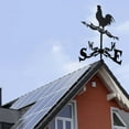 thumbnail image 4 of Almencla Retro Metal Weathervane Weather Vane Wind Direction Indicator, 4 of 8