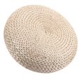 thumbnail image 2 of Puf redondo tejido a mano, asientos de Tatami, cojín, esterilla de Yoga, cojines de suelo para ceremonia del té, decoración, 2 of 14