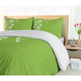 thumbnail image 5 of Ambesonne Dragonfly Duvet Cover Sets, Spring Art, 2-King, Lime Green White, 5 of 7