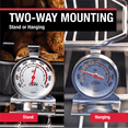 thumbnail image 5 of CDN Oven Thermometer ProAccurate®, Easy-to-Read 2" Dial, Stainless Steel Housing, Temperature Zones, Stand or Hang, Monitor Oven Temperatures, NSF Certified - DOT2, 5 of 8