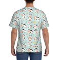 thumbnail image 3 of Bixox Men's Cute Cows Printed Short Sleeve Skinny Athletic T-Shirt, 3 of 6