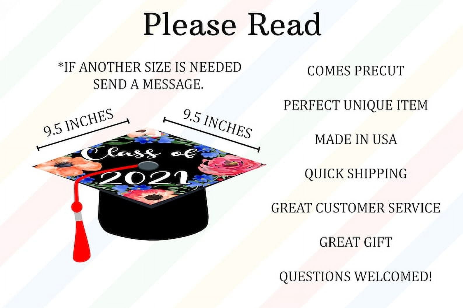 All Thanks To Them, Signature Graduation Cap Topper, Grad gift Signing Hat, Teacher Gift
