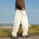 thumbnail image 3 of Pantalones deportivos masculinos de pana lisos y rectos para otoño e invierno, pantalones deportivos para hombre, pantalones de gimnasio, estilo coreano, deportivos, holgados, Y2k, 3 of 5