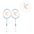 thumbnail image 5 of 1 Pair Kids Badminton Racket Aluminium Alloy Outdoor Sports Racket Set Training Pats Paternity Children Cartoon Badminton Racket (Random Blue or Pink), 5 of 5