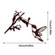 thumbnail image 4 of Colgante de apoyo de patio colgante de silueta de decoración de tocón de arte de jardín de metal de estaca de árbol, patrón 2 Scienceny HA005195-02, 4 of 6