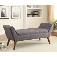 Coaster Retro-Style Bench, Grey