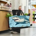 thumbnail image 6 of Shark Large Capacity Reusable Foldable Oxford Cloth Toy Basket - Beach Bag, Shopping Bags, Laundry Basket, 6 of 7