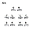 thumbnail image 4 of 5 piezas de aretes de circón para niñas hermosas, accesorio de moda, aretes pequeños, regalo de festival, vestido femenino, adorno blanco S Ropa, zapatos y accesorios Miscelánea Blanco M Minnieouse AP009683-03B, 4 of 6