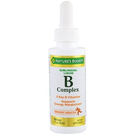 Nature's Bounty Vitamin B Complex Sublingual Liquid 2 oz | Walmart Canada Nature's Bounty Vitamin B Complex Sublingual Liquid 2 oz | Walmart Canada