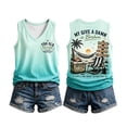 thumbnail image 4 of HCYSFG Women My Give A Damn Is Broken Back Graphic Tank Top V Neck Sleeveless Ombre Summer Shirt Funny Saying Beach Vacation Casual Top, 4 of 4