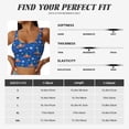 thumbnail image 7 of Fotbe Dinosaur Driving Pattern Womens' Sports Bra Longline Wirefree Padded with Medium Support Sports Moisture-Wicking Workou Vest,Tank Top-Medium, 7 of 7