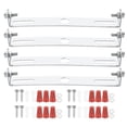 thumbnail image 1 of Uxcell 120mm (4.72") Universal Light Fixture Mounting Bracket Kit, Light Crossbar Round Ceiling Plate with Screw 4 Set, 1 of 7