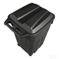 thumbnail image 3 of 45 Gallon Trash Can, Heavy Duty Plastic Garbage Cans, Outdoor Trash Can with Lid and Wheels Black for Terrace, Garage, Garden, Kitchen, Living Room Indoor and Outdoor Scenes, 3 of 8