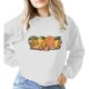 thumbnail image 1 of Gibobby Sudadera mujer Sudadera suelta casual con estampado navideño de manga larga con cuello redondo para mujer blusa grande de manga larga(Blanco,CH), 1 of 5