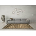 thumbnail image 3 of Ahgly Company Indoor Square Oriental Brown Industrial Area Rugs, 5' Square, 3 of 4