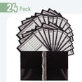 thumbnail image 2 of - Black Plastic Folders with Pockets and Prongs, 24 Pack, Letter Size, Black Flexible Plastic Folders with Prongs, Clear Front Pocket and Card Slot, 2 of 7