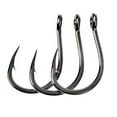 thumbnail image 6 of 100Pcs Metal Fishing Tools Hooks Jig Big Hook Bait Hot Holder Fishhooks 8 Z0P3, 6 of 9