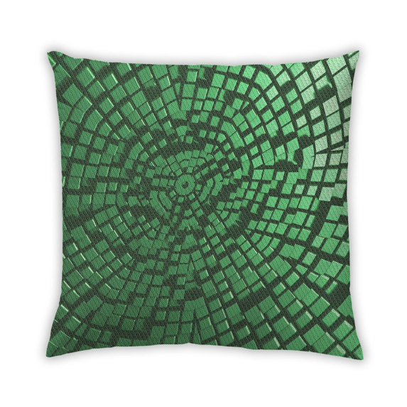 Ahgly Company Outdoor Square Contemporary Throw Pillow, 18 inch by 18 inch