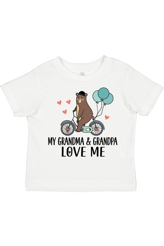 Grandma Grandpa Love Me Boys Toddler T-Shirt