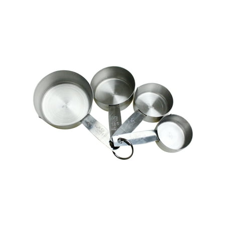 Stainless Steel Measuring Cup Set (1/4, 1/3, 1/2, 1Cup), Comes In