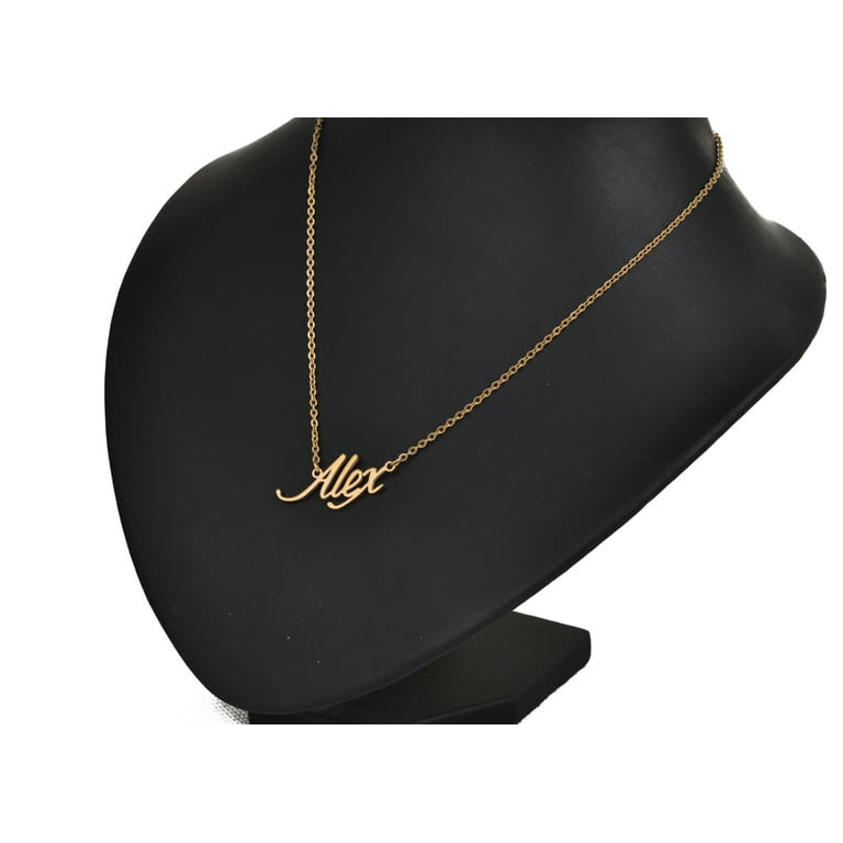 Alex name necklace deals