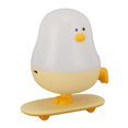 thumbnail image 1 of Lámpara de Noche de Pollo, ABS Plástico lideró de Pollo Noche Ligera Linda Pollito de Skateboard Para Hábitaciónica para Niños, 1 of 7