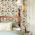 thumbnail image 4 of Mushroom Wallpaper Peel and Stick Vintage Floral Contact Paper 16.9 x 393.7 Boho Self Adhesive Removable Wallpaper Mushroom Forest Decorative Contact Paper for Bathroom Cabinets Vinyl, 4 of 8