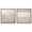 Gold Frame, variant on Neutral Luxe Harmony Set Canvas Boho Wall Decor by Art Remedy, Gallery Wrapped, 12 x 12