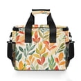 thumbnail image 7 of FORMRS Insulated Cooler Bag 24 Cans Capacity Soft Leakproof Lunch Box with Side Pockets, Orange Autumn Leaves, 7 of 7
