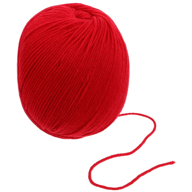 Hilo rojo, hilo suave y cálido, hilo de lana, hilo de crochet, hilo de manta para tejer a mano, proyectos de crochet, suéteres, mantas y más