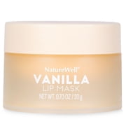 NatureWell Hydrating Lip Masks, Mango, Vanilla & Berry, 0.70 Ounce (Pack of 3)