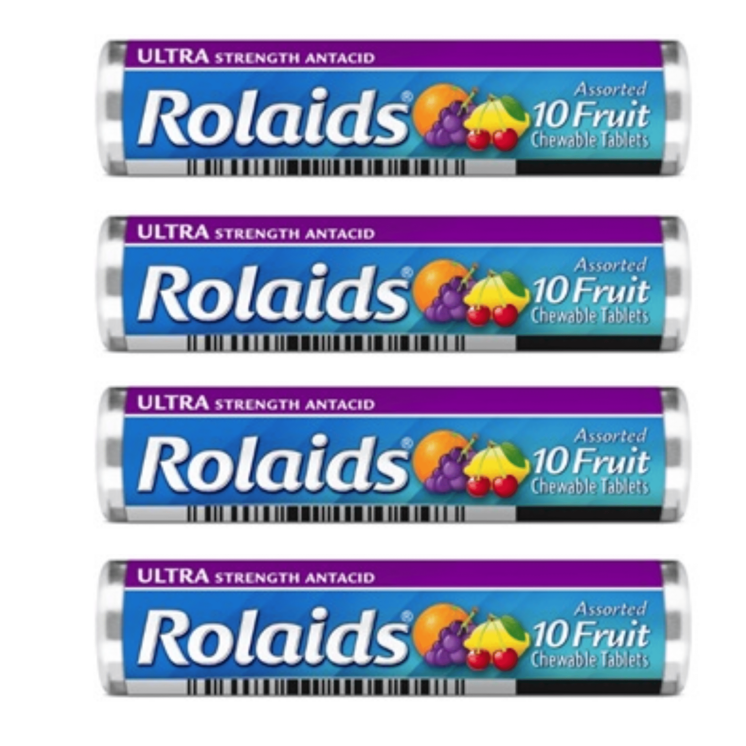 Rolaids Ultra Strength Assorted Fruit Antacid Chewable Tablets for