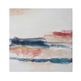thumbnail image 2 of American Art Decor Watercolor Sunset & Ocean I Abstract Embellished Textured Impasto Canvas Wall Art Painting Print for Living Room, Bedroom, Kitchen, Home Office, Dining & Guest Room - 24"x24", 2 of 7