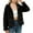Black, variant on Uaswgudfs Women's Black Faux Fur Hooded Jacket, Long Sleeve Warm Winter Coat, Casual Zip-Up Outerwear - Trendy Fashion Black L