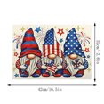 thumbnail image 2 of 4th of July Decorations, 4PC Placemats Independence Day Flag Placemats Home Kitchen Insulated Linen Western Placemats, 2 of 6