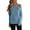 C-Blue181, variant on Womens Sweaters Off Shoulder Loose Fit Long Sleeve Solid Color Knitted Top For Fall Winter Fashion Stylish Soft Jumper Tops
